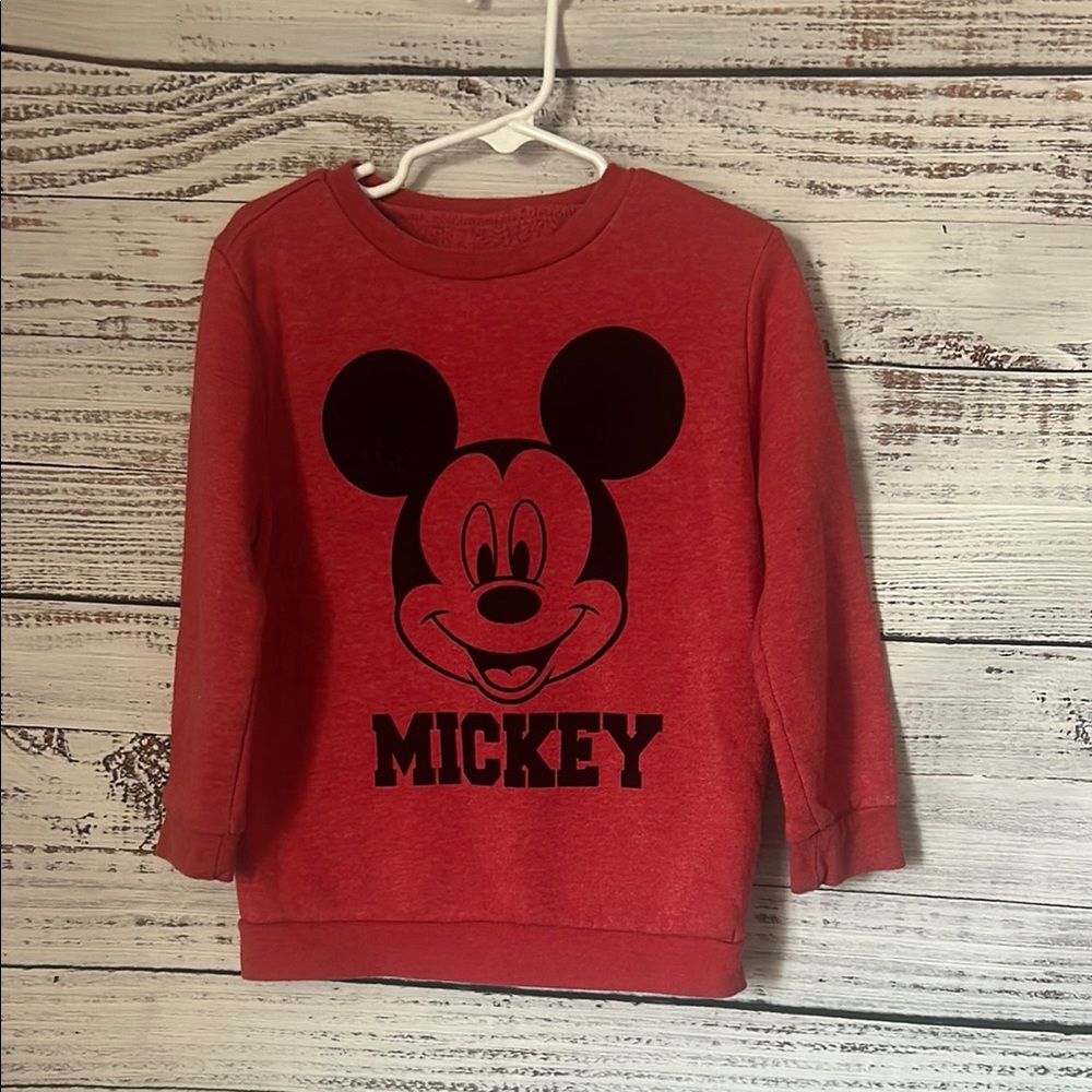 Mickey Mouse Red Kids Sweatshirt size 5t